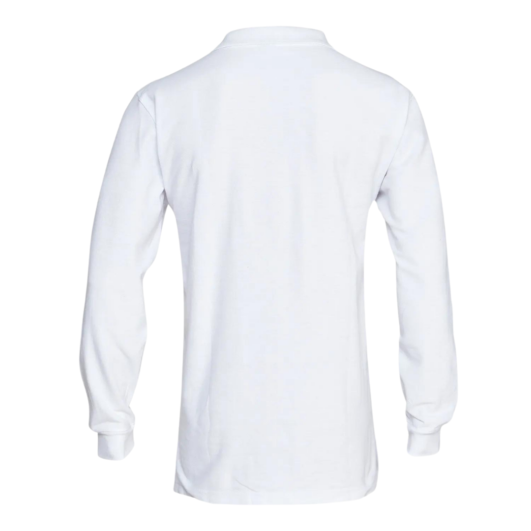 Polera Hombre Manga Larga Cuello Piqué