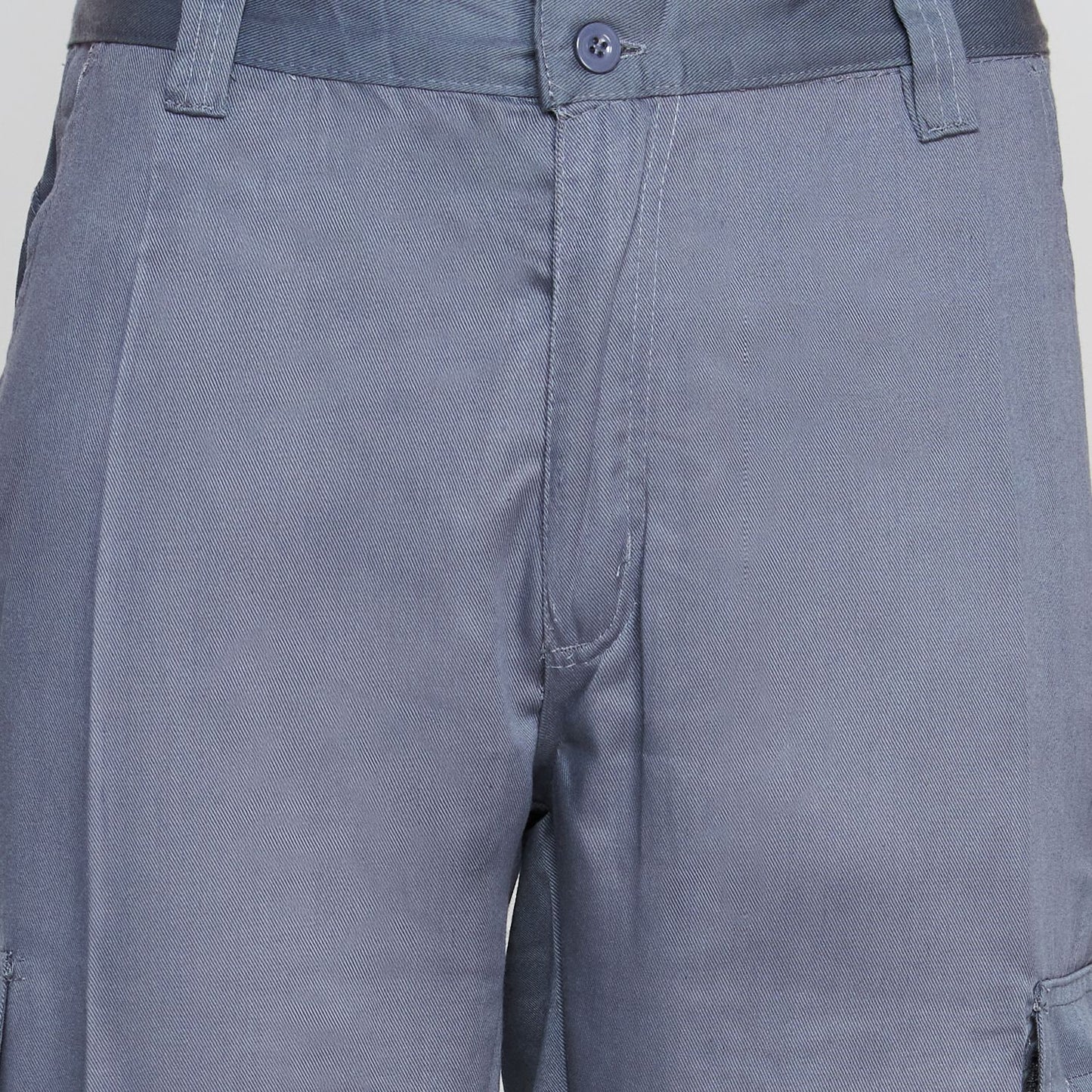 Pantalón Cargo Gabardina Cintura Elasticada