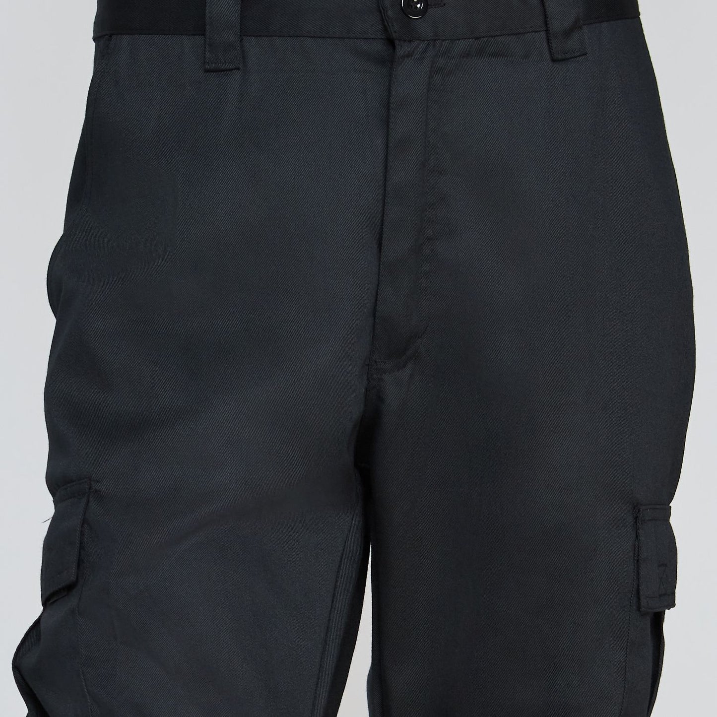 Pantalón Cargo Gabardina Cintura Elasticada