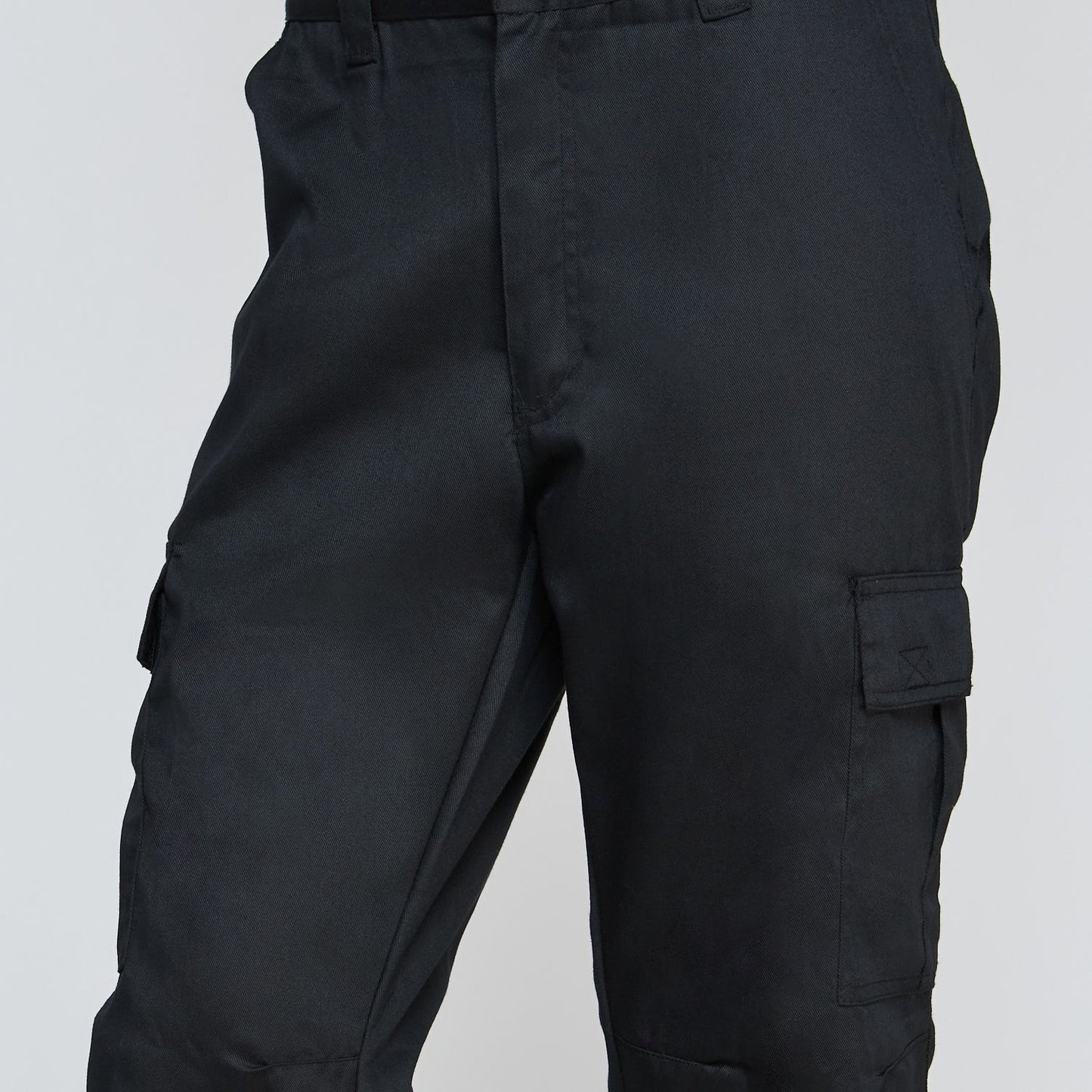 Pantalón Cargo Gabardina Cintura Elasticada